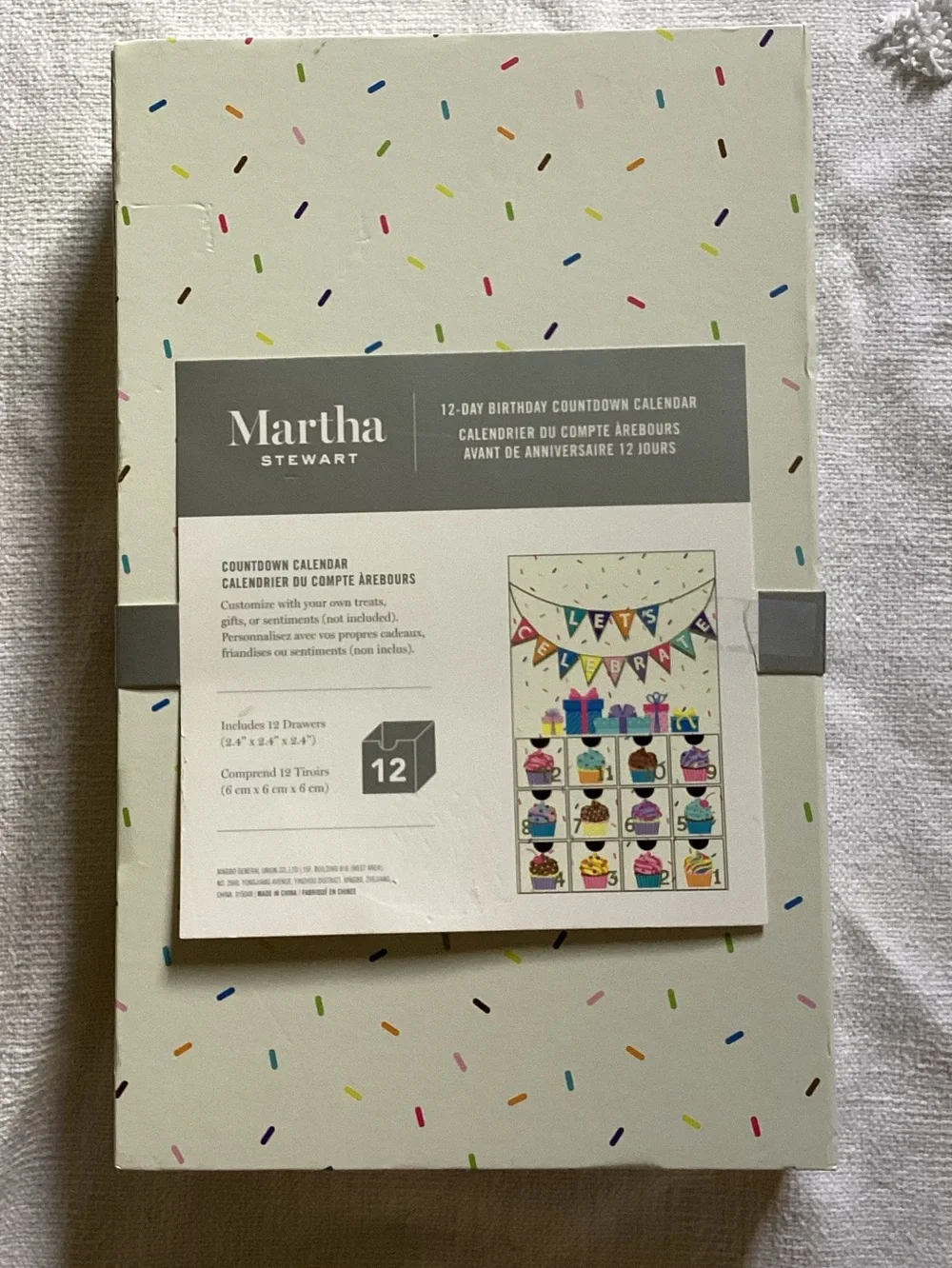 Martha Stewart 12-Day Birthday calendar